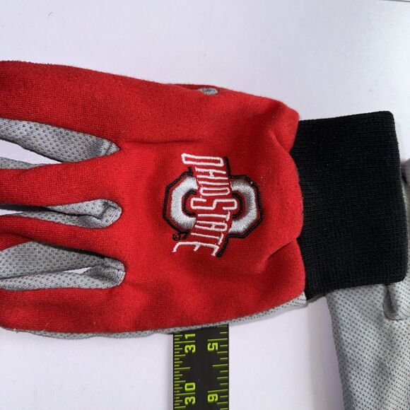 Ohio State Buckeyes Embroidered Gloves Used With Gripping Palms - Picture 6 of 6